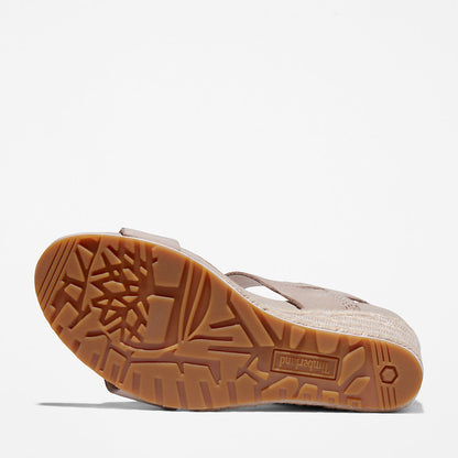 Timberland Womens Capri Sunset Wedge Sandal for Women in Beige
