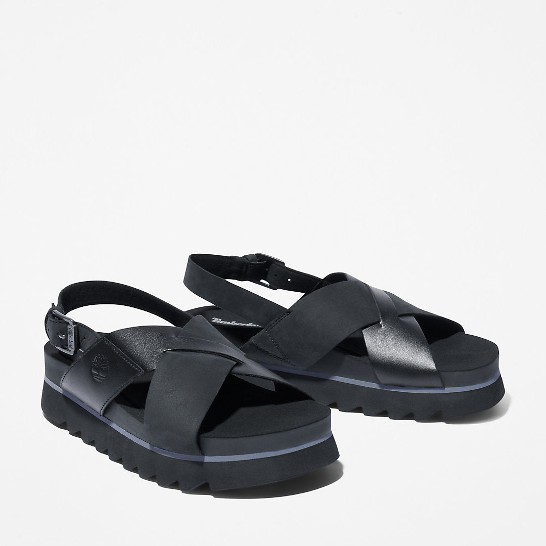 Timberland Womens Santa Monica Sunrise Sandal for Women in Black