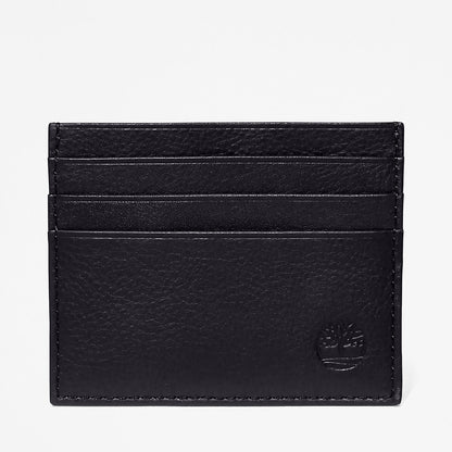 Timberland Mens Leather Card Holder & Keyring Gift Set in Black