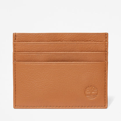 Timberland Mens Leather Card Holder & Keyring Gift Set in Brown