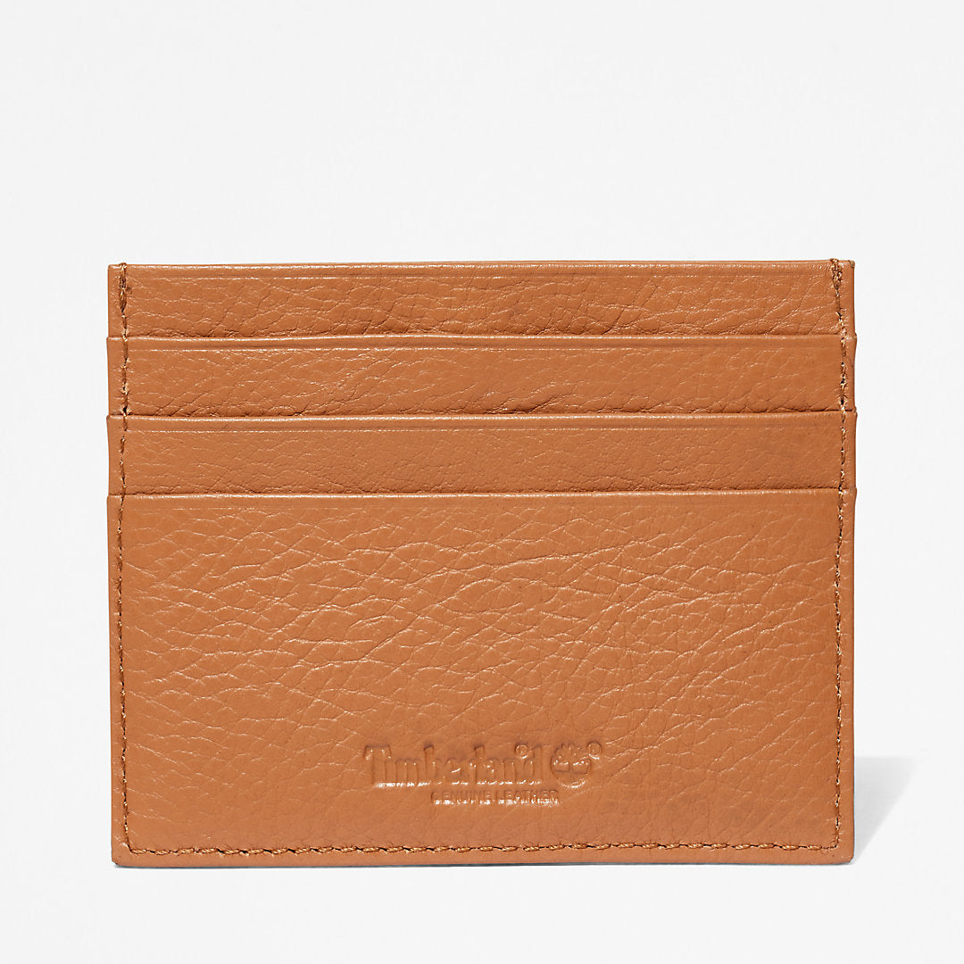 Timberland Mens Leather Card Holder & Keyring Gift Set in Brown