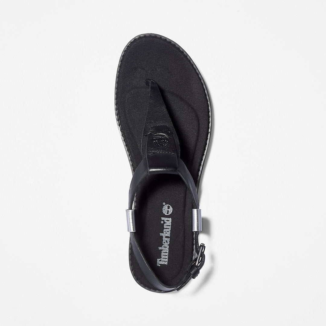 Timberland Womens Chicago Riverside Thong Sandal for Women in Black