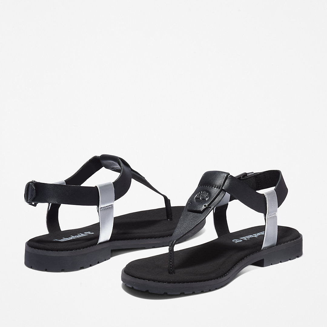 Timberland Womens Chicago Riverside Thong Sandal for Women in Black