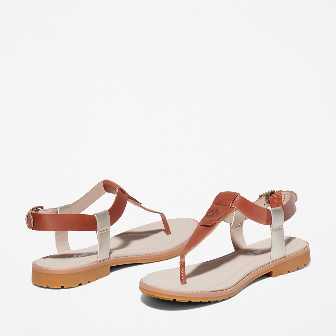 Timberland Womens Chicago Riverside Thong Sandal for Women in Brown