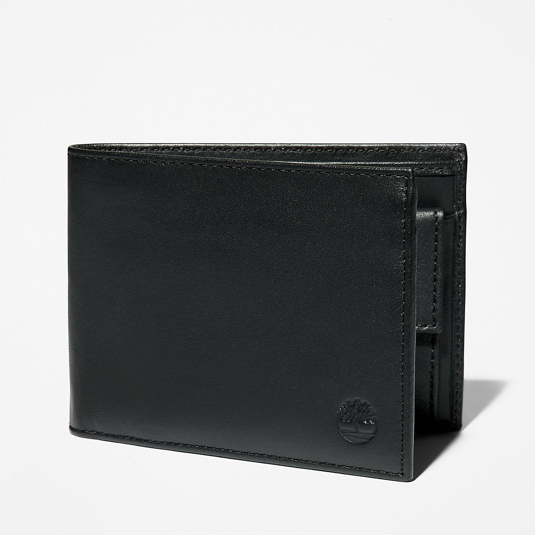 Timberland Mens Kittery Point Wallet for Men in Black