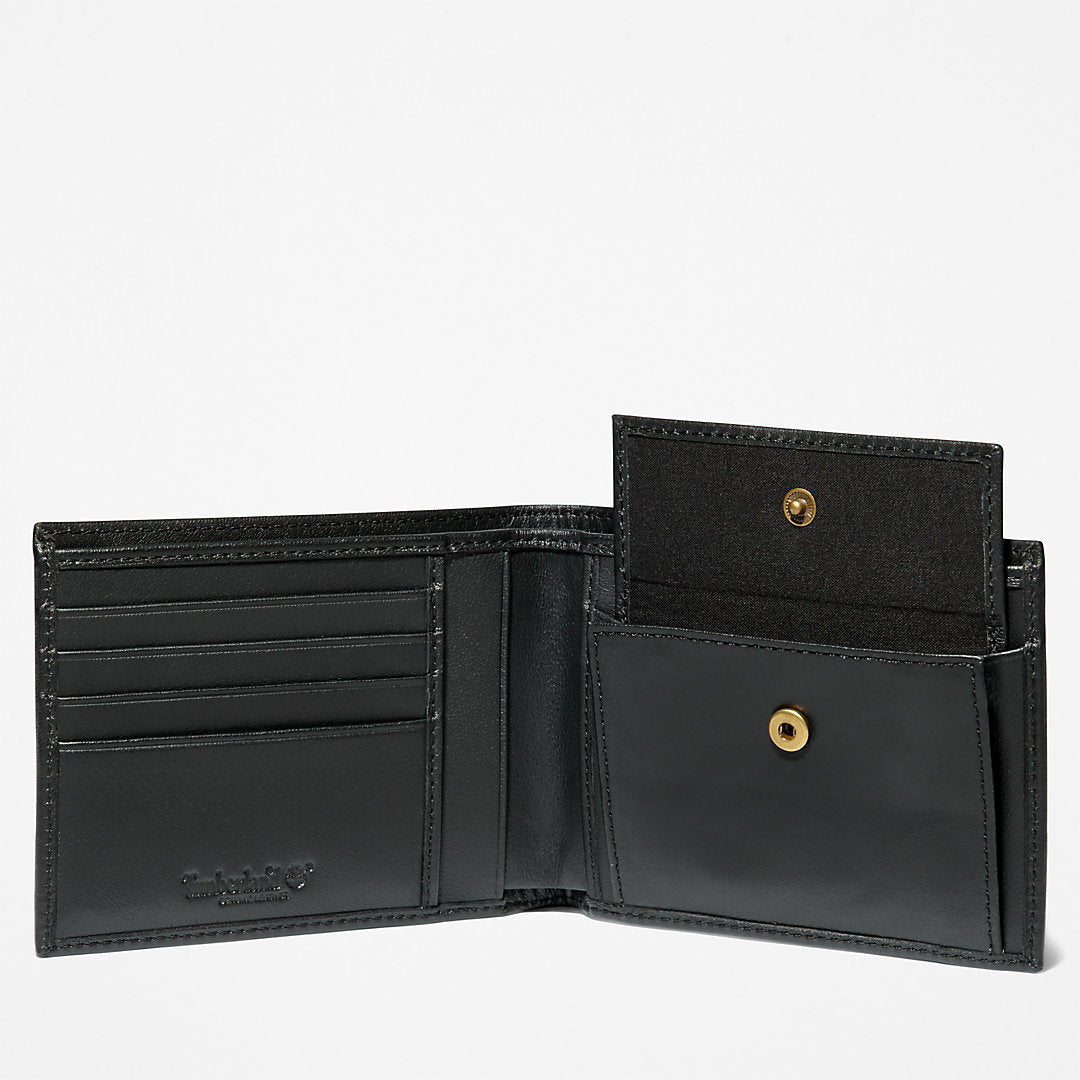 Timberland Mens Kittery Point Wallet for Men in Black