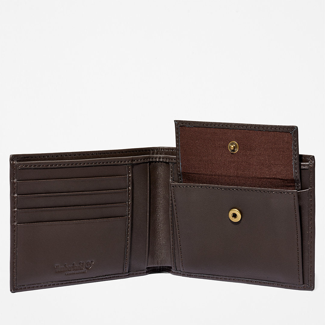 Timberland Mens Kittery Point Wallet for Men in Brown
