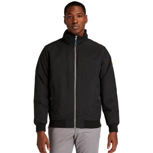 Timberland Mens Sailor Bomber Jacket for Men in Black