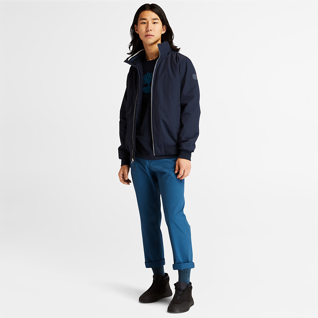 Timberland Mens Sailor Bomber Jacket for Men in Navy
