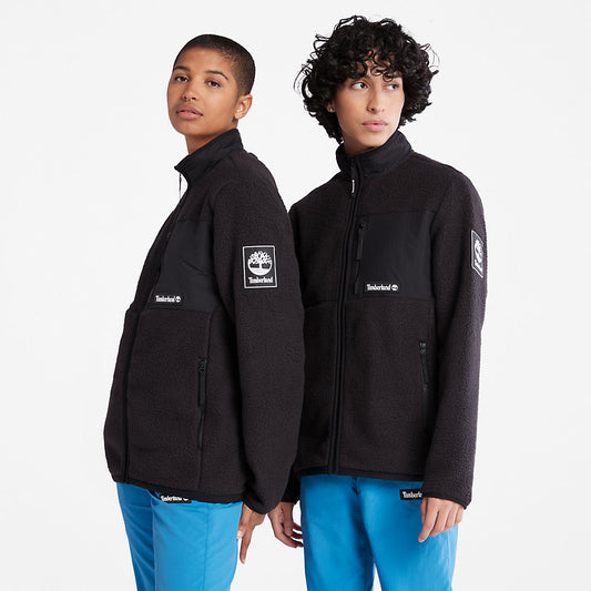 Timberland Mens Outdoor Archive Fleece Jacket for Men in Black
