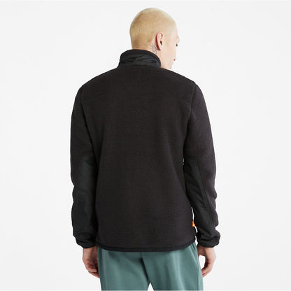 Timberland Mens Sherpa Fleece Jacket for Men in Black