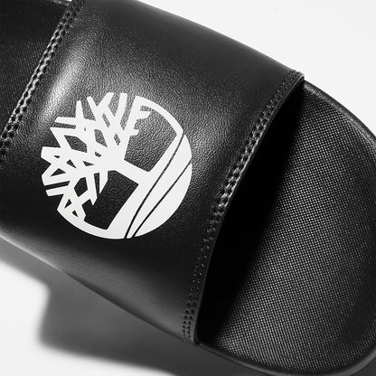 Timberland Mens Playa Sands Slide Sandal for Men in Black
