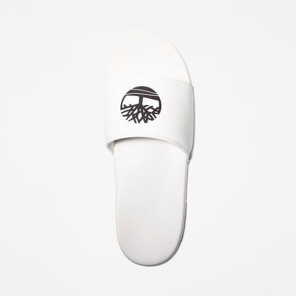 Timberland Mens Playa Sands Slide Sandal for Men in White