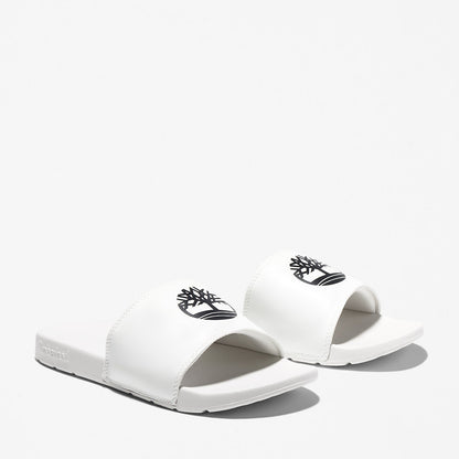 Timberland Mens Playa Sands Slide Sandal for Men in White