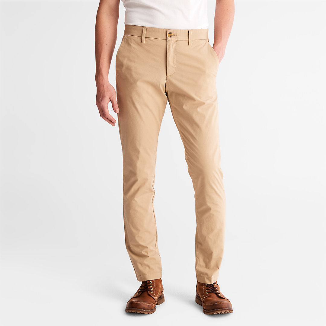 Timberland Mens Sargent Lake Stretch Chinos for Men in Beige