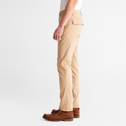 Timberland Mens Sargent Lake Stretch Chinos for Men in Beige