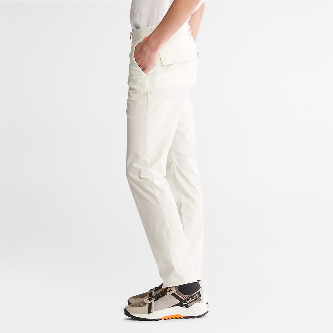 Timberland Mens Sargent Lake Super-Lightweight Chinos for Men in White