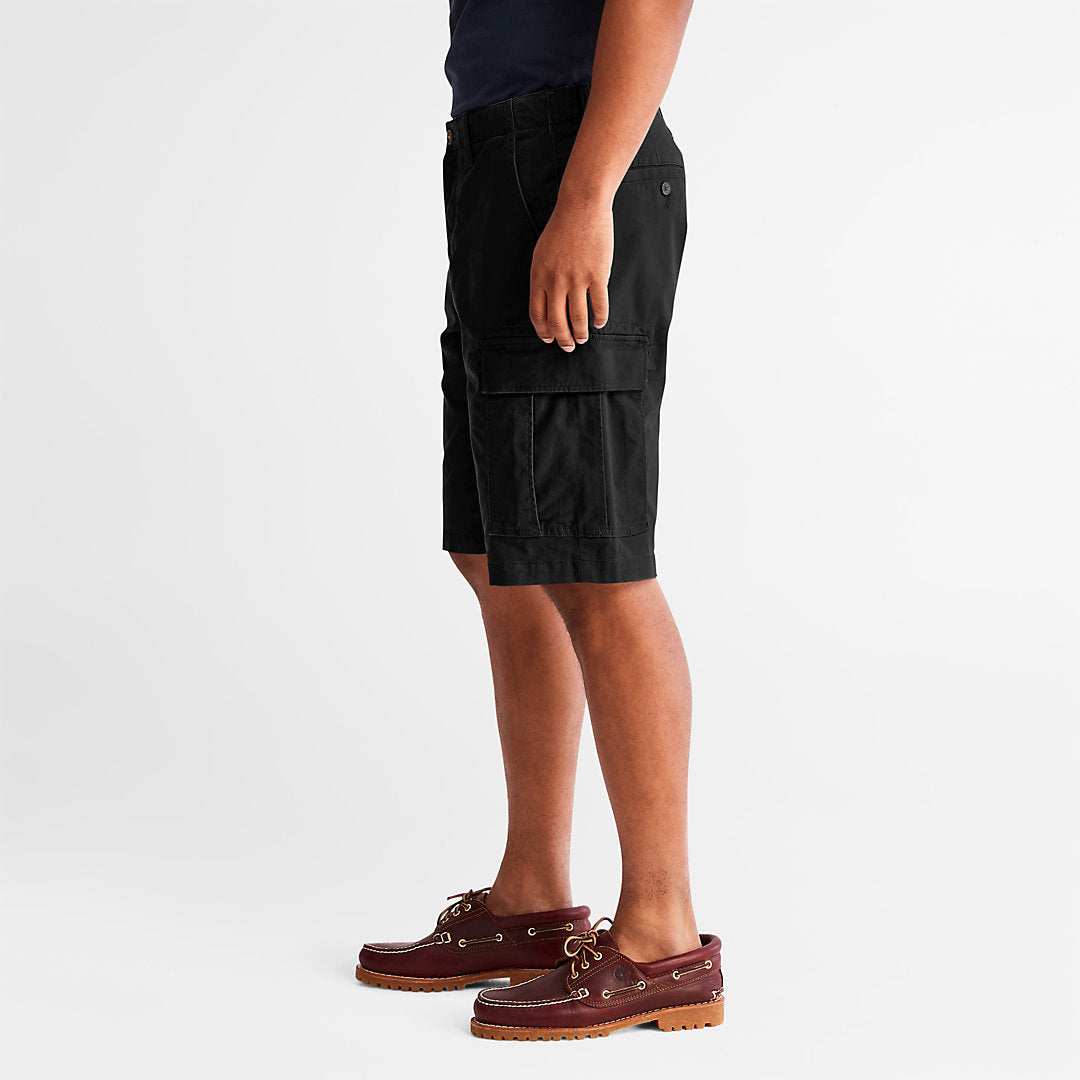 Timberland Mens Cargo Shorts for Men in Black