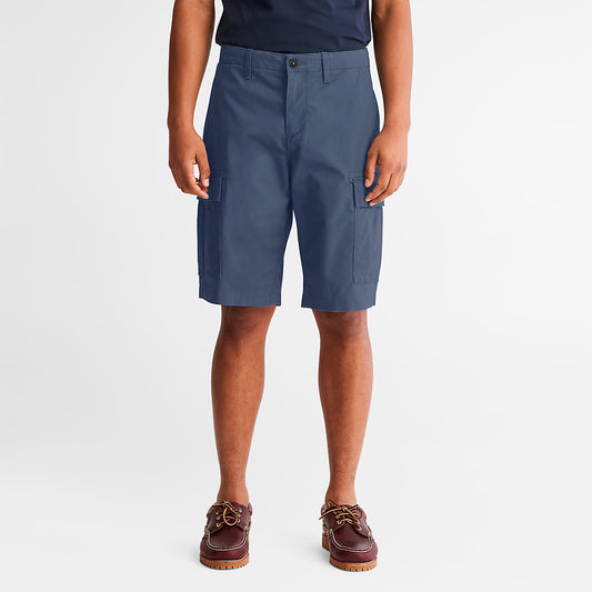 Timberland Mens Outdoor Heritage Cargo Shorts for Men in Blue