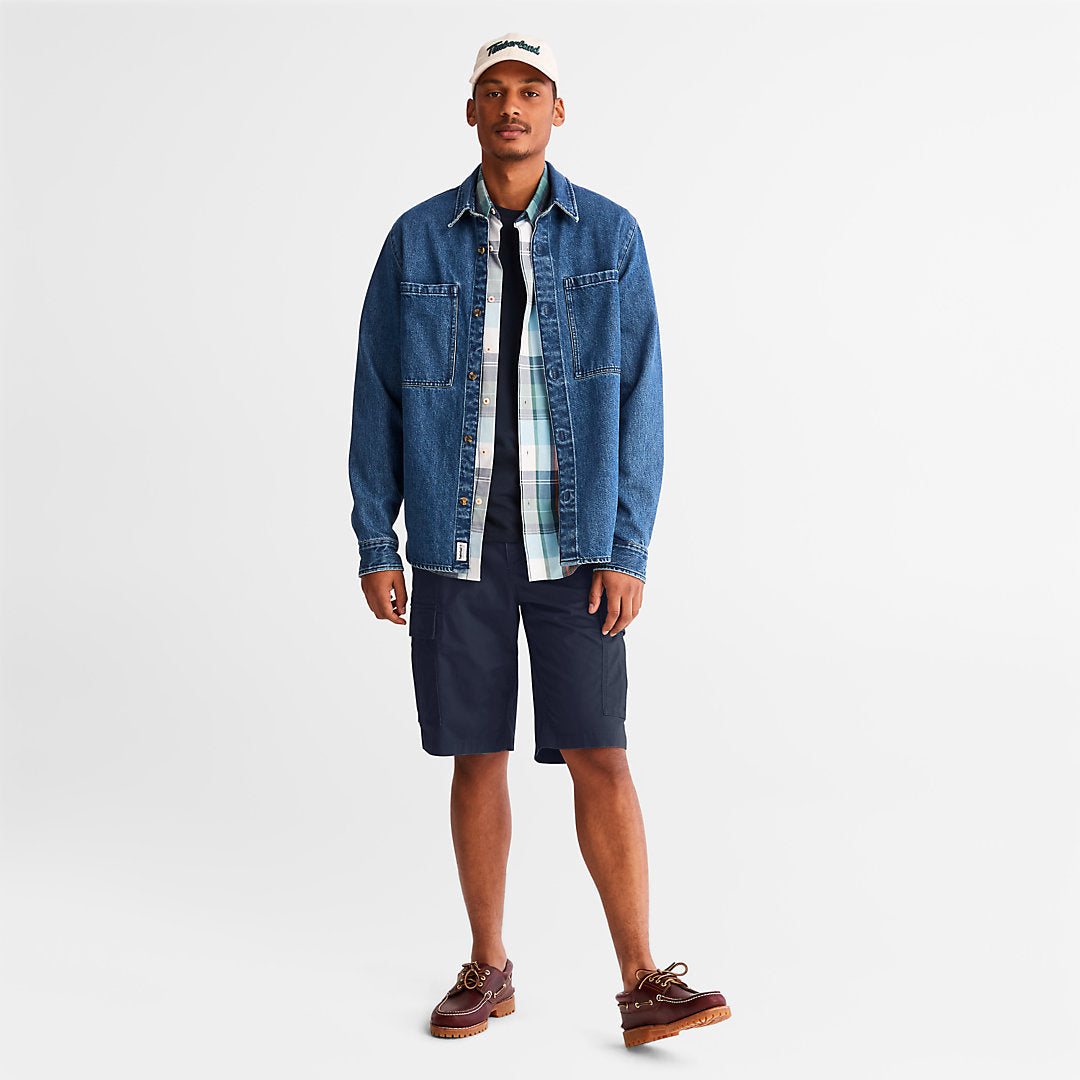 Timberland Mens Cargo Shorts for Men in Navy