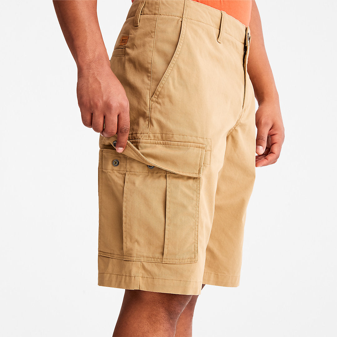 Timberland Mens Cargo Shorts for Men in Khaki