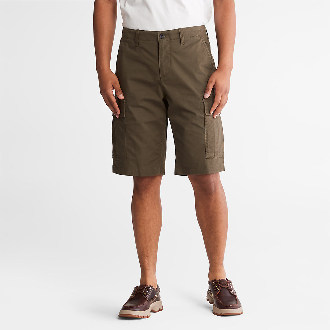 Timberland Mens Cargo Shorts for Men in Dark Green