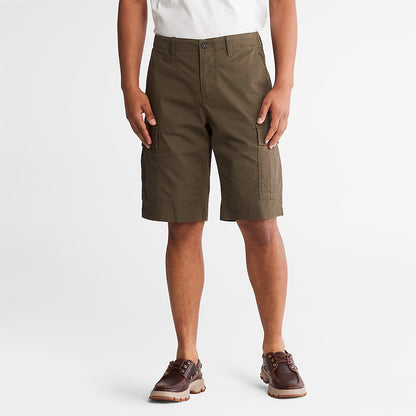 Timberland Mens Cargo Shorts for Men in Dark Green