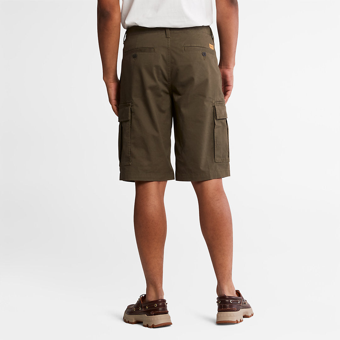 Timberland Mens Cargo Shorts for Men in Dark Green