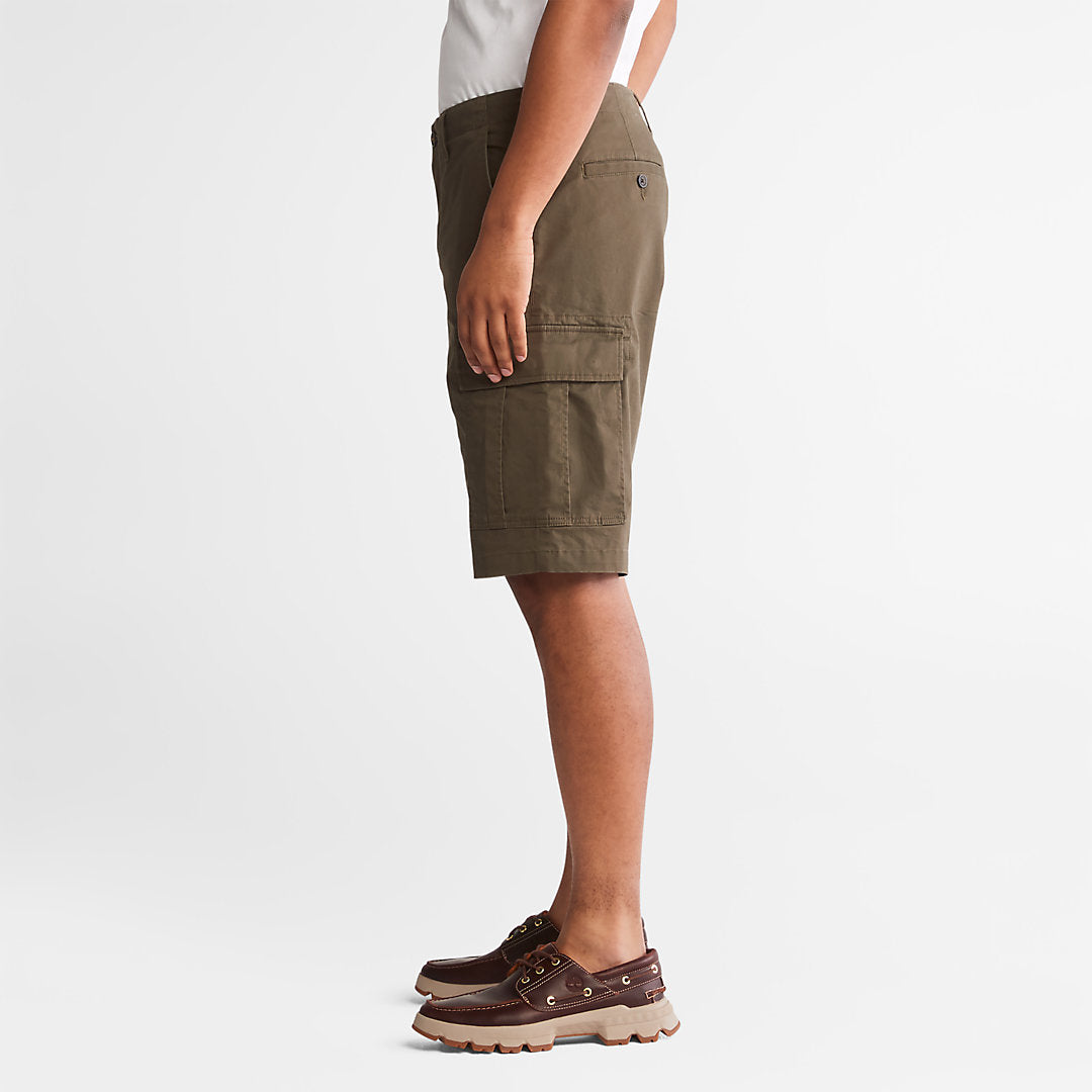 Timberland Mens Cargo Shorts for Men in Dark Green