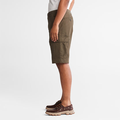 Timberland Mens Cargo Shorts for Men in Dark Green
