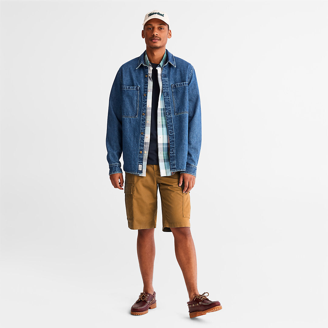 Timberland Mens Cargo Shorts for Men in Dark Yellow