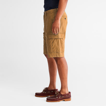 Timberland Mens Cargo Shorts for Men in Dark Yellow