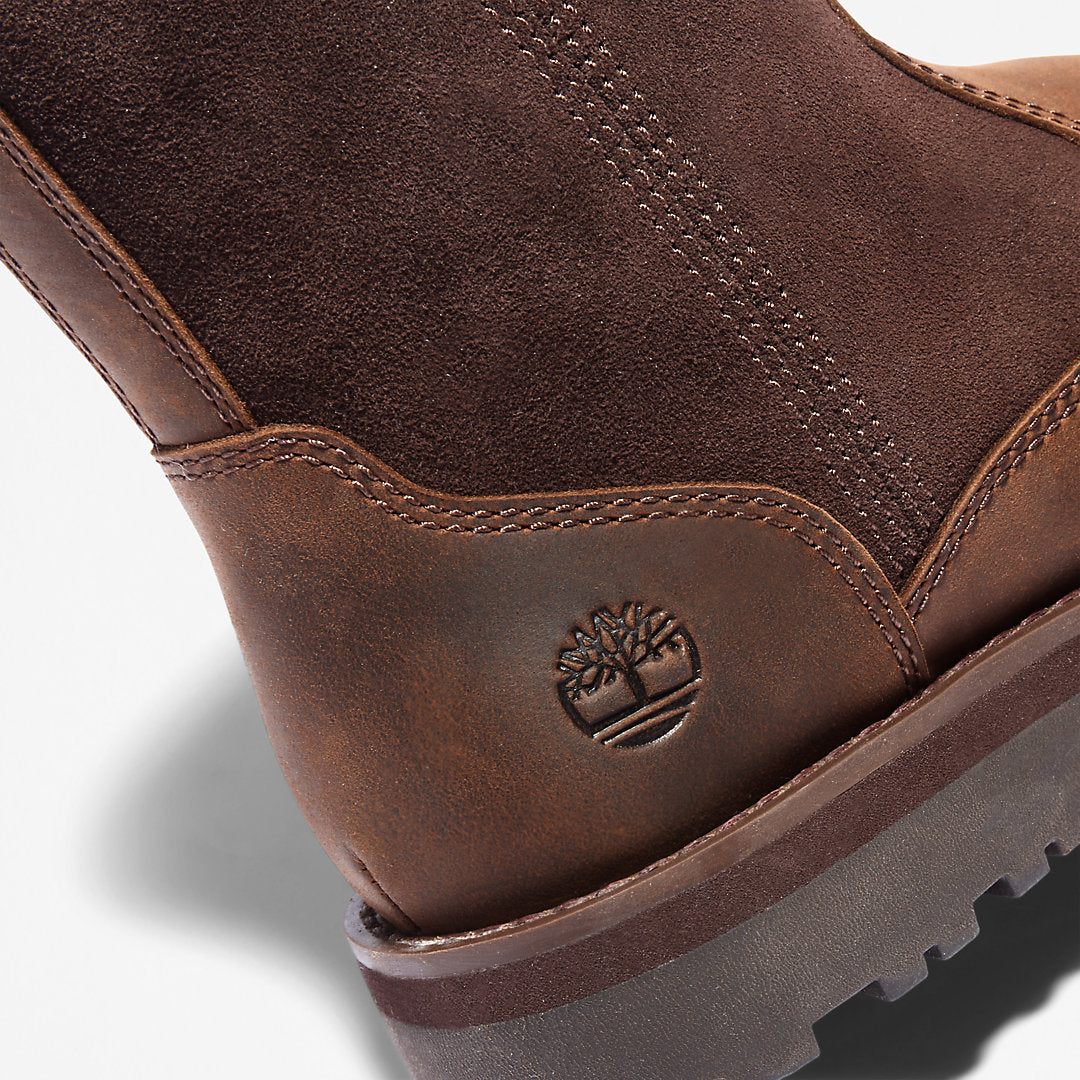 Timberland Kids Courma Kid Lined Boot for Youth in Dark Brown