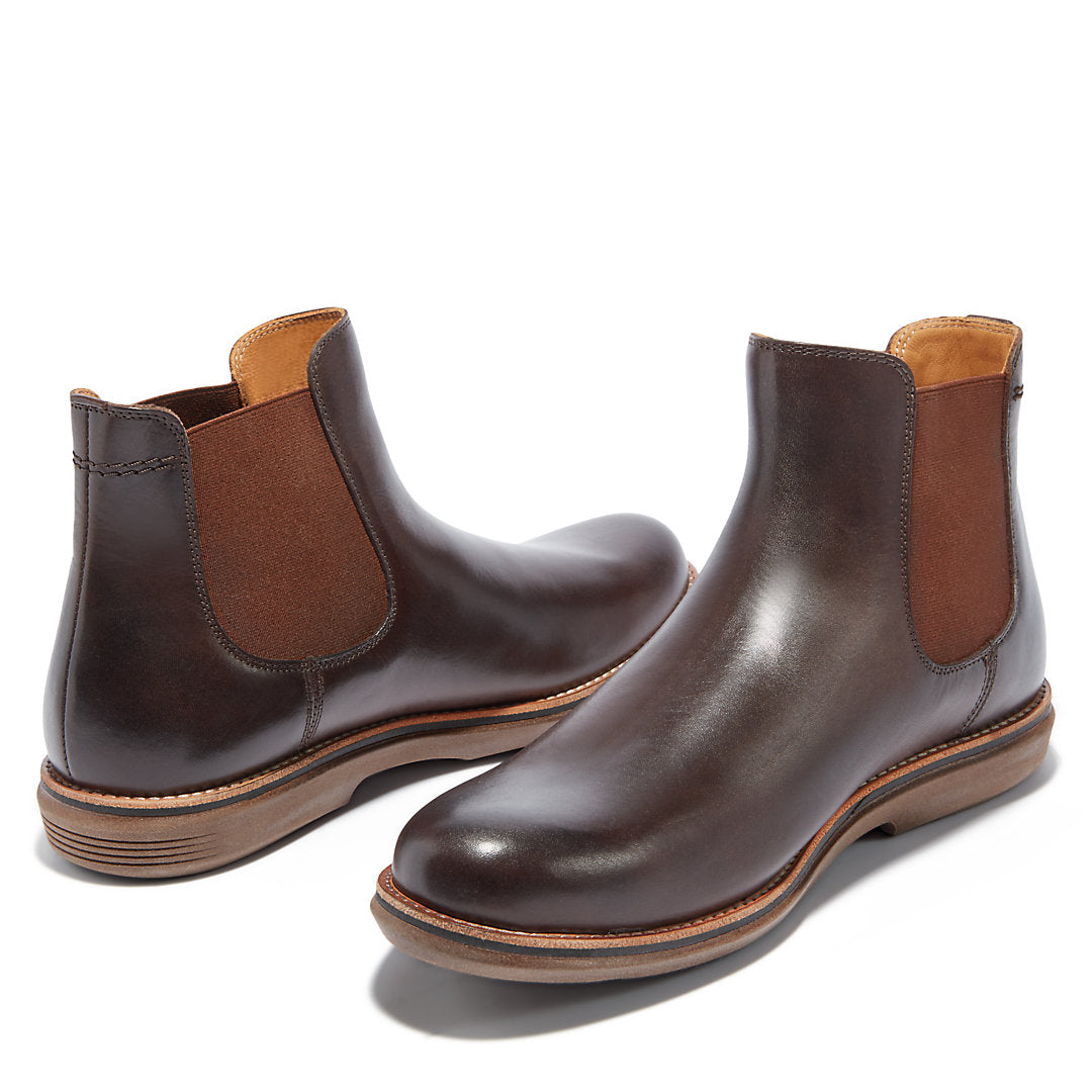 Timberland Mens City Groove Chelsea Boot for Men in Dark Brown