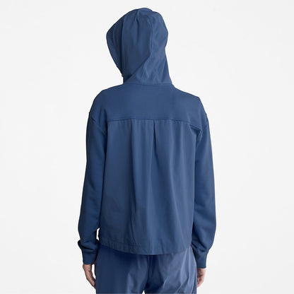 Timberland Womens Solid-colour Hoodie for Women in Blue