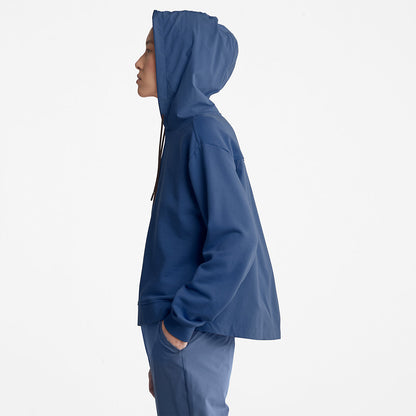Timberland Womens Solid-colour Hoodie for Women in Blue