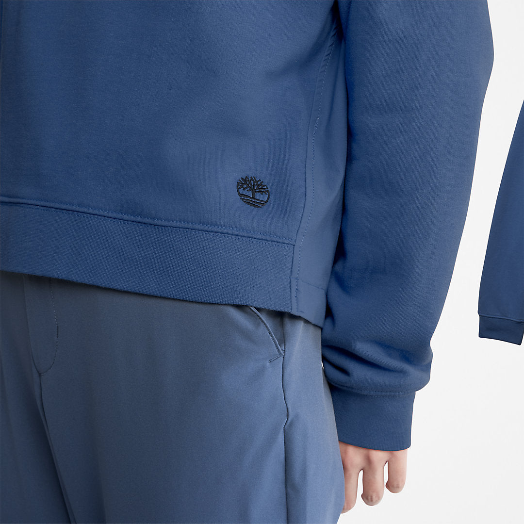 Timberland Womens Solid-colour Hoodie for Women in Blue