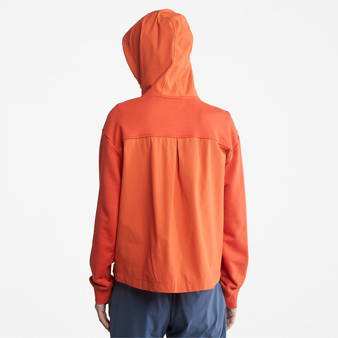 Timberland Womens Solid-colour Hoodie for Women in Orange