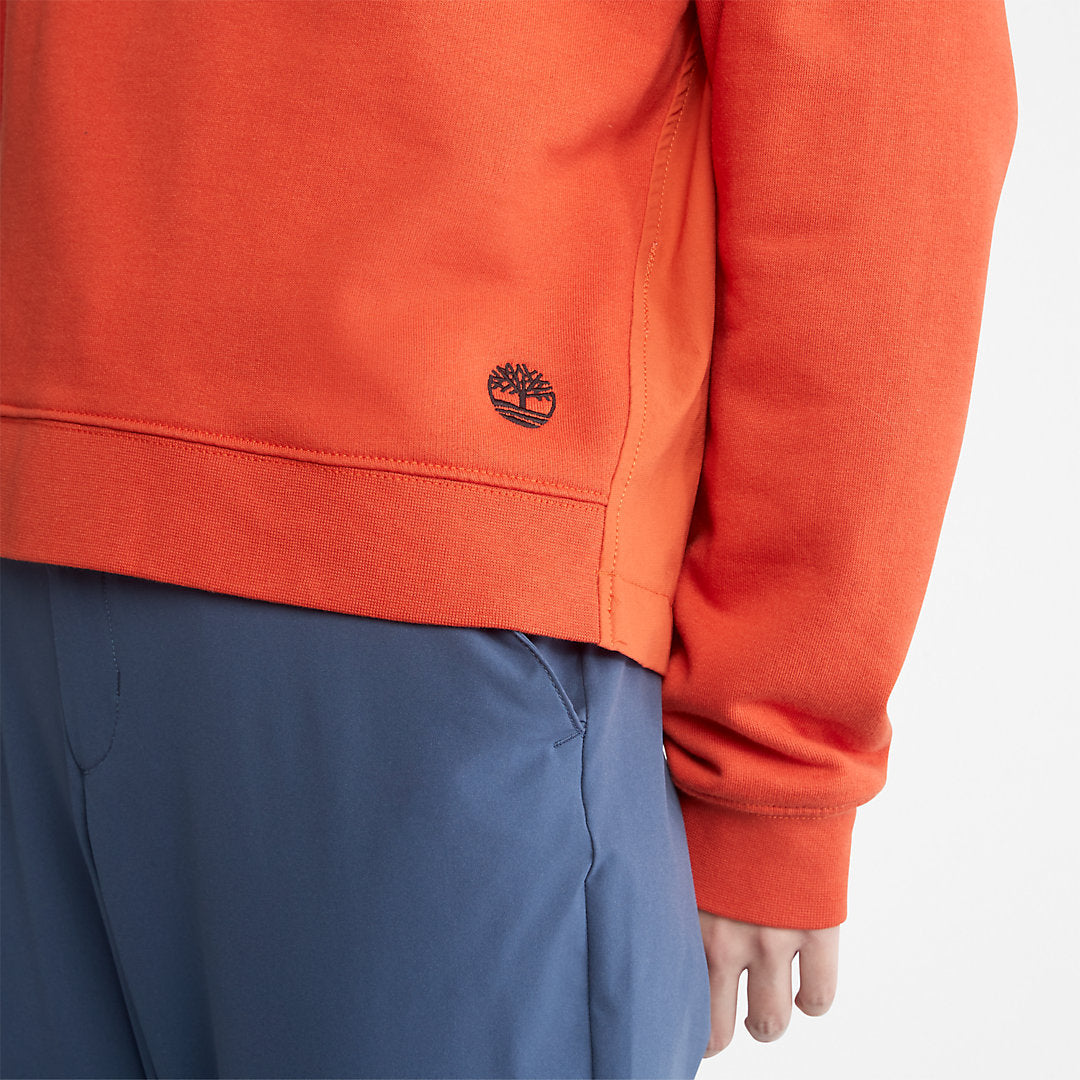 Timberland Womens Solid-colour Hoodie for Women in Orange