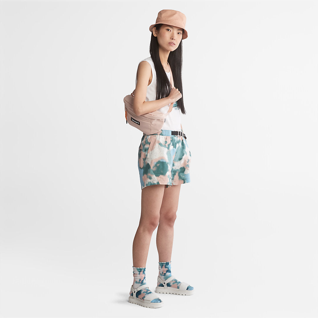 Timberland Womens Cotton Shorts for Women in Summer Print
