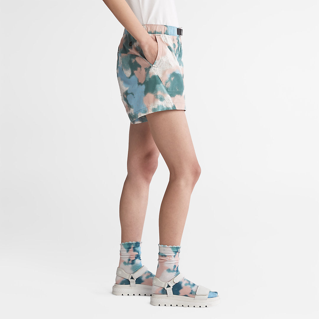 Timberland Womens Cotton Shorts for Women in Summer Print