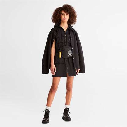 Timberland Womens Progressive Utility Hoodie Dress for Women in Black