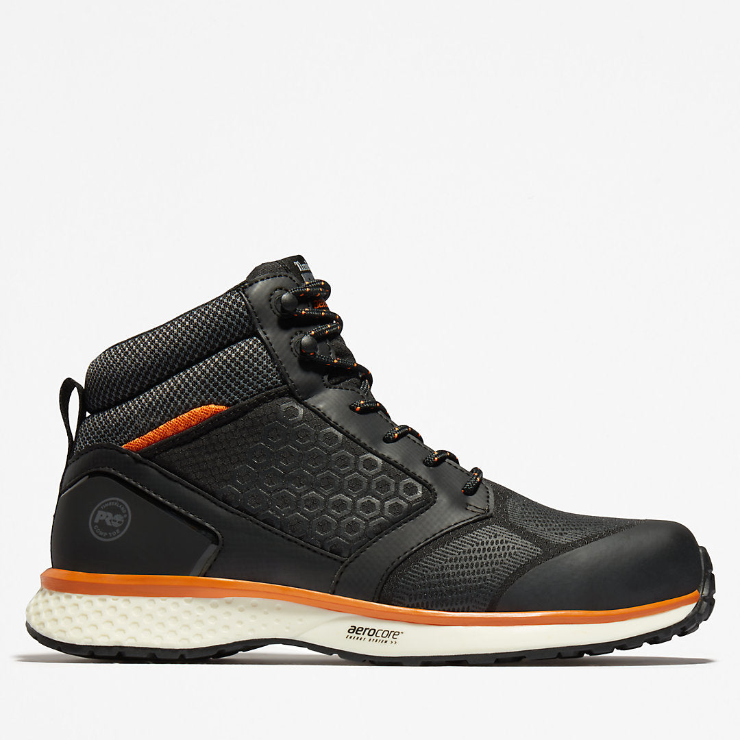 Timberland Mens Timberland PRO® Reaxion Work Boot for Men in Black/Orange