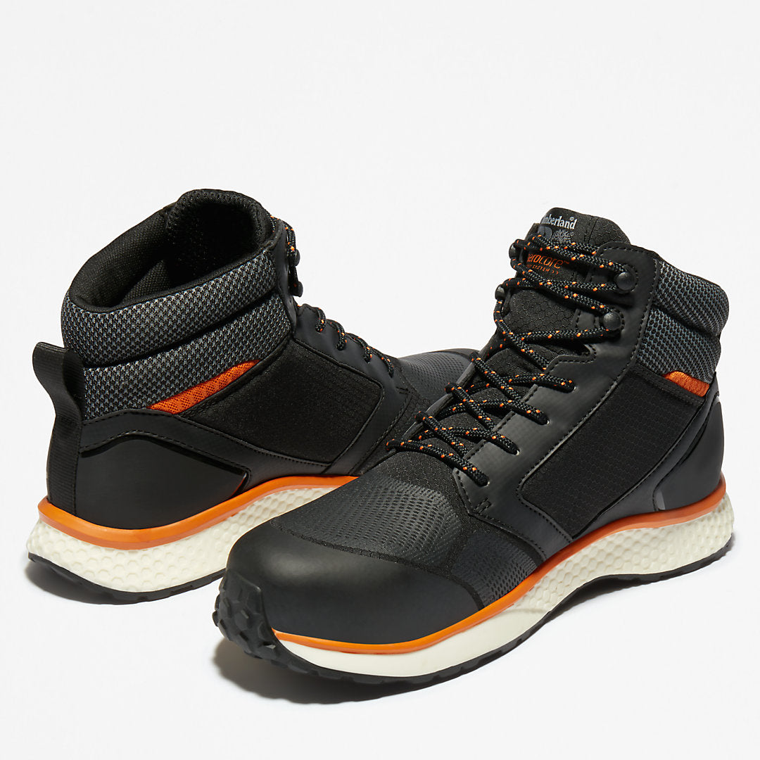 Timberland Mens Timberland PRO® Reaxion Work Boot for Men in Black/Orange