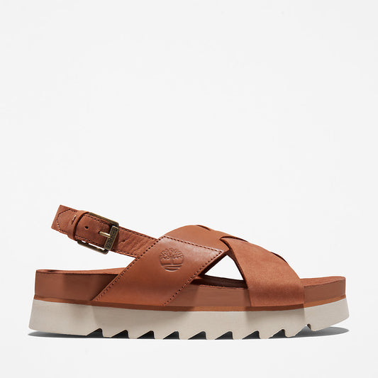 Timberland Womens Santa Monica Sunrise Sandal for Women in Light Brown