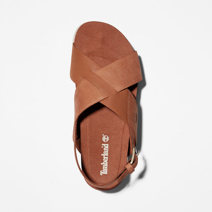 Timberland Womens Santa Monica Sunrise Sandal for Women in Light Brown