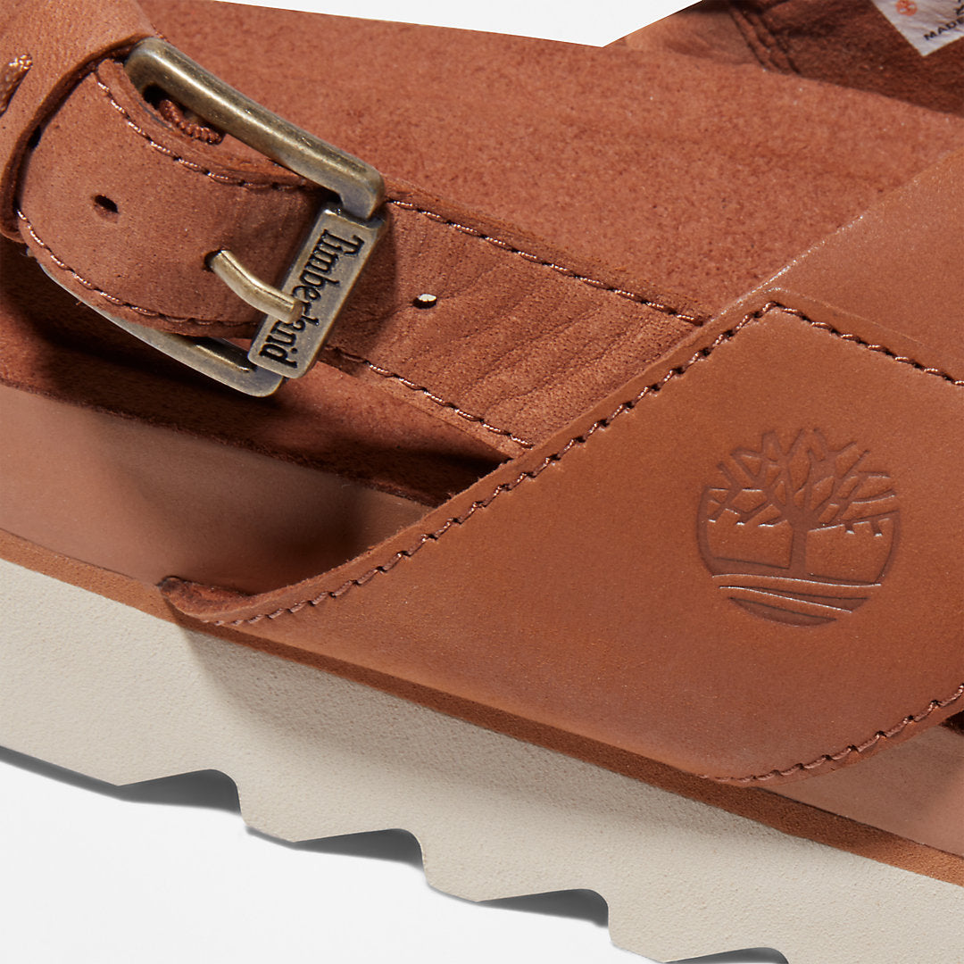 Timberland Womens Santa Monica Sunrise Sandal for Women in Light Brown