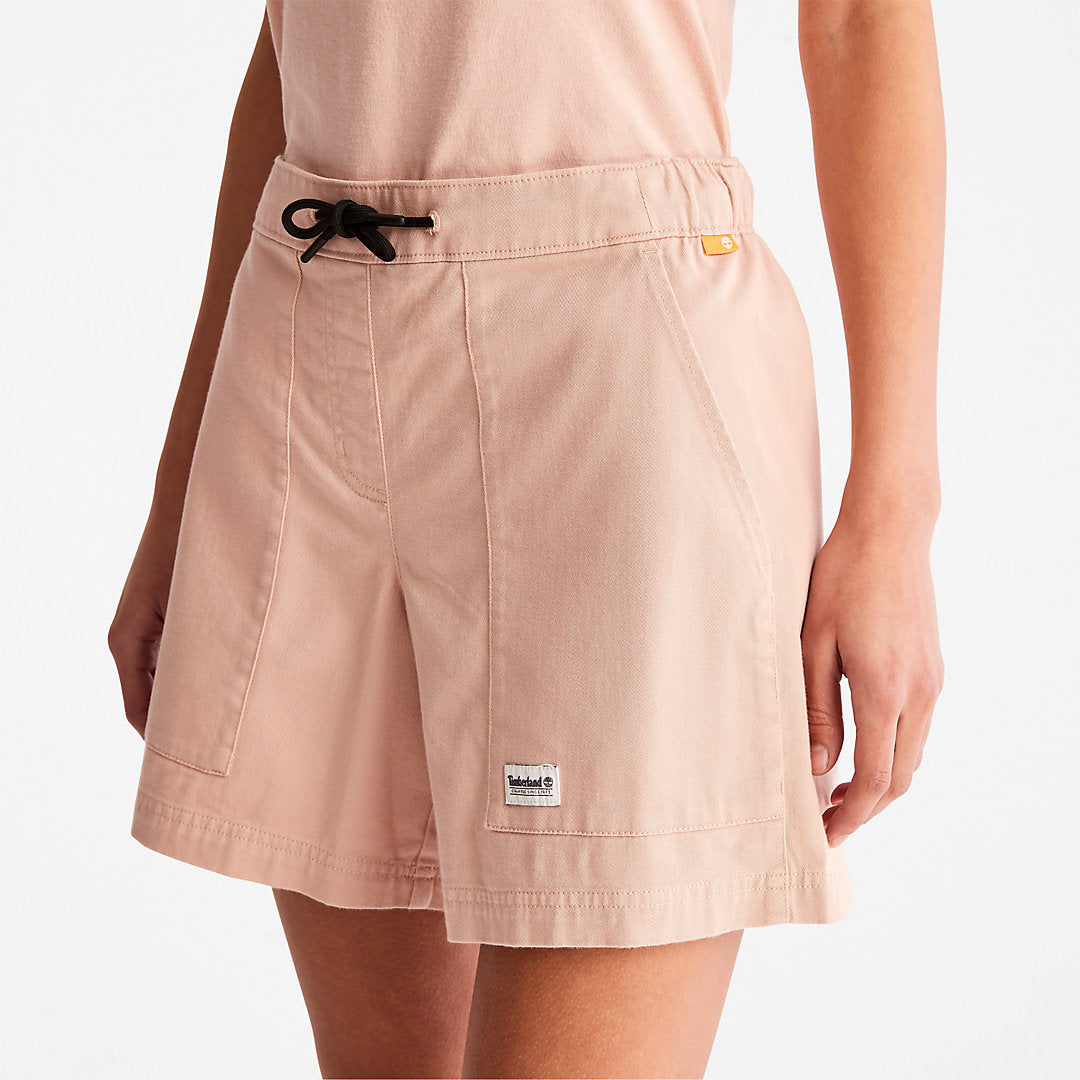 Timberland Womens Progressive Utility Shorts for Women in Pink