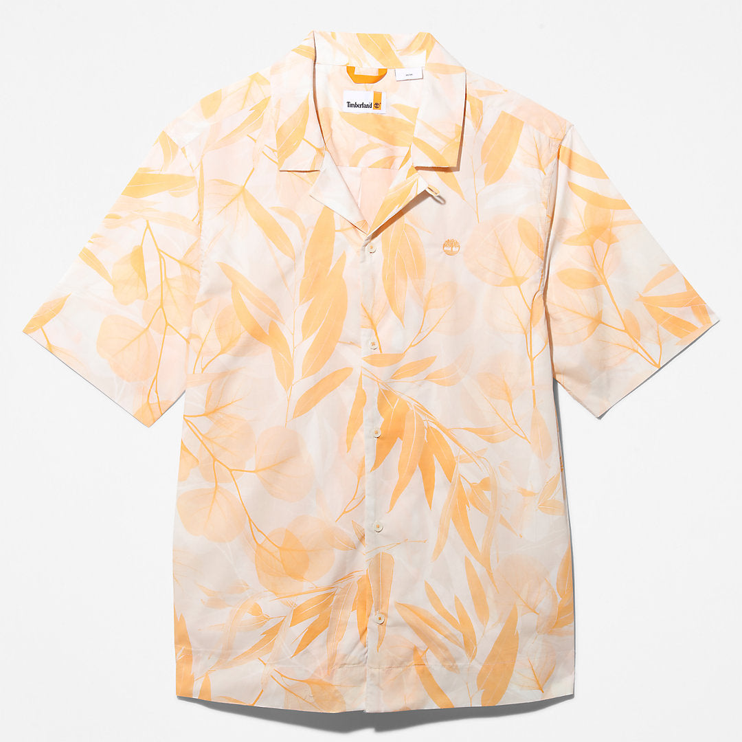 Timberland Mens Organic Cotton Resort Shirt for Men in White