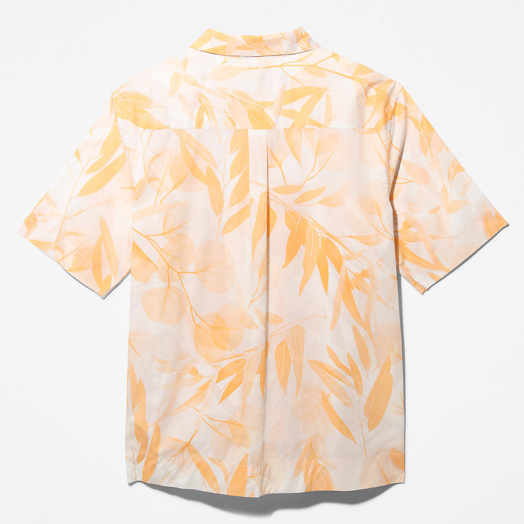 Timberland Mens Organic Cotton Resort Shirt for Men in White